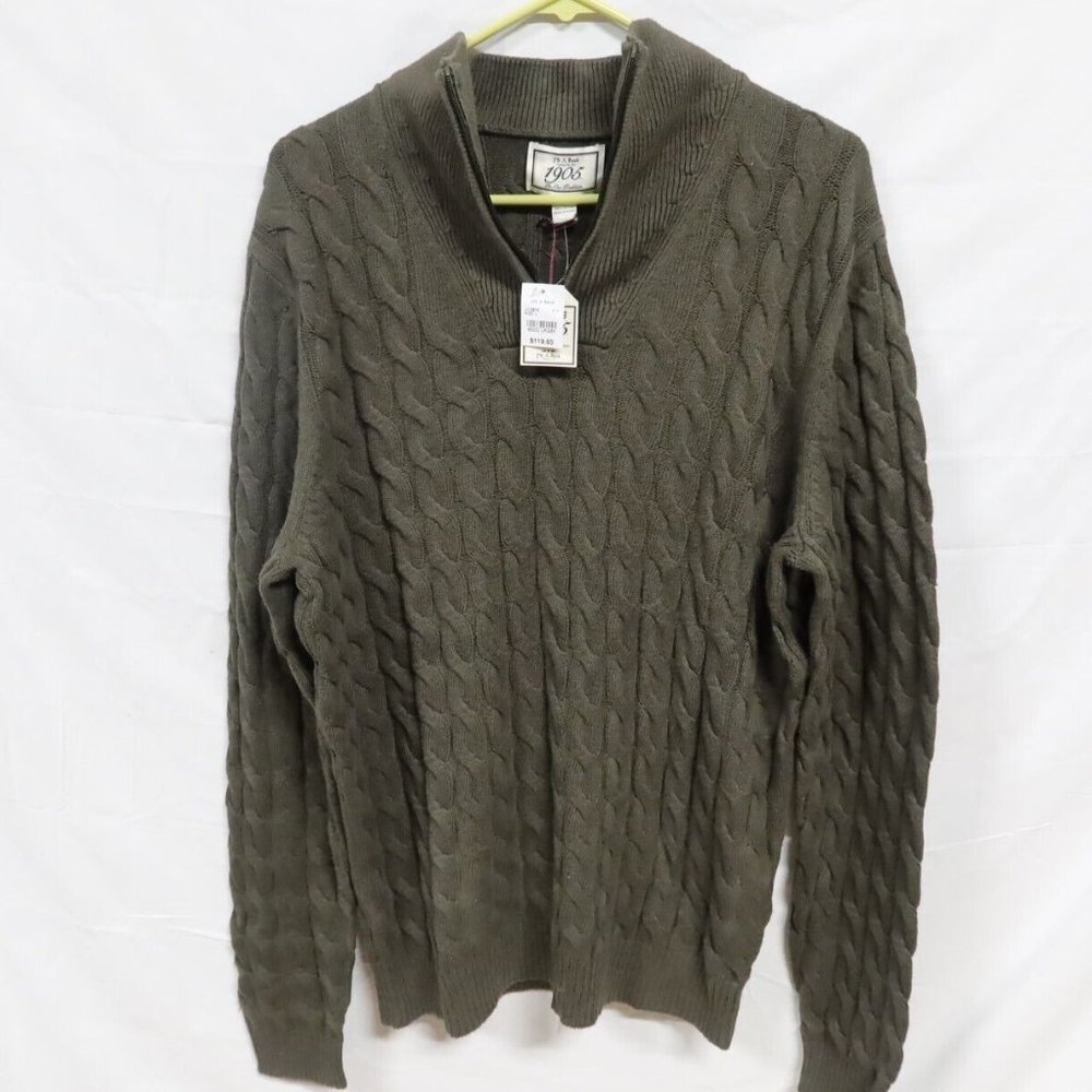 JoS Bank Quarter zip sweater